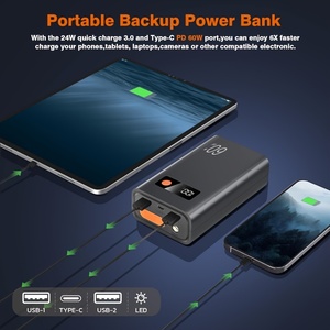 Dropship khẩn cấp xe sạc di động xe nhảy khởi động chất lượng 12V Loại C 14800mAh khẩn cấp xe nhảy khởi động - Product Image 2