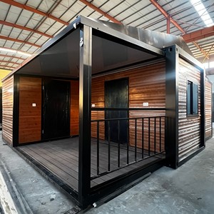 <span class=keywords><strong>Maison</strong></span> conteneur moderne et respirante de 40 pieds, extensible, pour hôtels, fermes, entrepôts et usage extérieur, avec garantie de 5 ans - Product Image 1