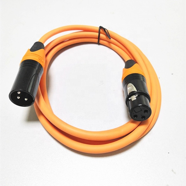 High Quality Custom Microphone 3 PIN Connector XLR Audio Jack Male to XLR Female DMX Cable
