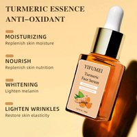 Vente en gros OEM Naturel Taches de rousseur Éclat Pigmentation de la peau Végétalien Blanchiment du visage Taches brunes du visage Élimination de l'acné Vitamine C Sérum au curcuma
