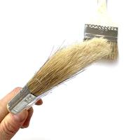 Pinceau de peinture de haute qualité personnalisé avec manche en bois de 3 pouces pour la construction