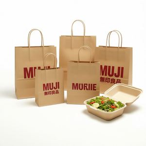 Sacs en papier kraft écologiques en gros avec impression offset pour marques de luxe et vente au détail - Conception personnalisée, biodégradables et durables - Product Image 2