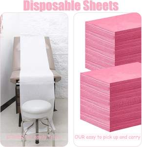 Sábana Desechable Blanca para Spa, Impermeable, Versátil, Rentable, de Alta Calidad, 80x180 cm, No Tejida - Product Image 2