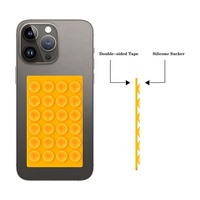 Soporte de Teléfono con Ventosa de Silicona, Accesorios Adhesivos para Teléfono, Fijación Libre en Espejos y Superficies Planas, Soporte de Teléfono Manos Libres