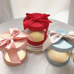 Petit Pas Cher Nouveau Cylindre Rose Boîte À Bonbons Mariage Personnaliser Bonbonnière - Product Image 3