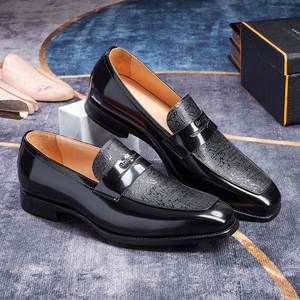 Black New Style Casual <b>Shoes</b> Luxury Business Loafers Custom-Made Wholesale Slip-On <b>Height</b> <b>Increasing</b> <b>Shoes</b> - Product Image 2