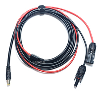 Câble adaptateur de connecteur de panneau solaire vers DC5521 DC7909 avec fil DC 16AWG 2464 1015, câbles de charge de véhicule électrique PV, onduleur