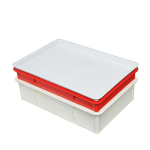 Customized Color Logo Restaurant Pizza Dough Proofing Box Stackable Plastic Pizza Dough Container