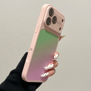 Cover per cellulare alla moda, colorata, a forma quadrata per <span class=keywords><strong>iPhone</strong></span> 17 <span class=keywords><strong>Pro</strong></span> Max 16 15 14 <span class=keywords><strong>13</strong></span> <span class=keywords><strong>Pro</strong></span> Max, <span class=keywords><strong>protezione</strong></span> fotocamera antiurto - Product Image 4
