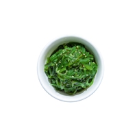 Salade d'algues Wakame Chuka surgelée assaisonnée 1kg Hiyashi Sésame Pimenté Sucré-Aigre pour accompagnement de sushi, Poke Bowl, restauration, vente en gros, OEM