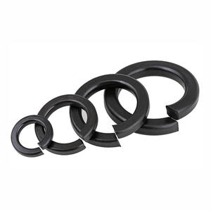 Arandelas de bloqueo Arandela plana de apertura gruesa de acero Resorte de acero inoxidable personalizado de alta calidad con extremos cuadrados Negro GB - Product Image 5