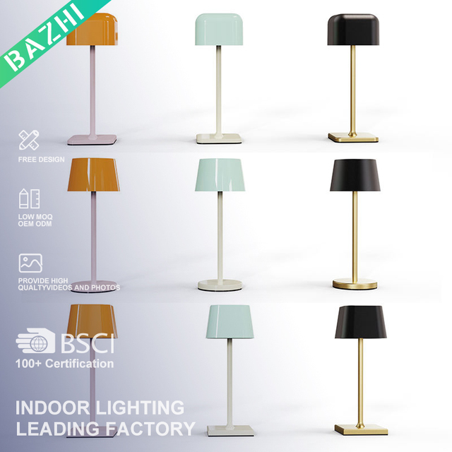 2026 New Modern Macaron Color LED Table Lamp Cordless Battery Powered Touch Control Portable Mini Decorative Gift Light