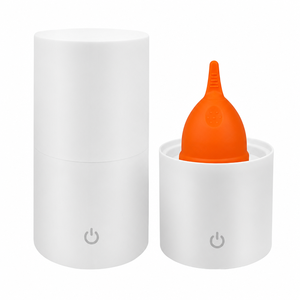 <span class=keywords><strong>Esterilizador</strong></span> de copas menstruales de plástico reutilizables para desinfección y limpieza con vapor - Product Image 1