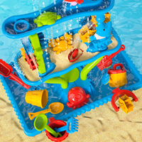 Nappe à trois niveaux pour enfants jouet d'été jouet d'extérieur jouant à la plage et au jardin 43PCS
