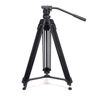Trépied vidéo professionnel YITAI en alliage d'aluminium télescopique flexible, robuste, avec rotule, étanche et léger