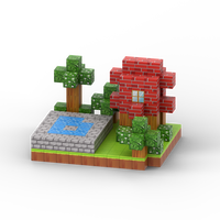 Vente en gros de puzzles 3D personnalisés, casse-têtes tridimensionnels, blocs de construction magnétiques de haute précision, figurines COGO pour adultes