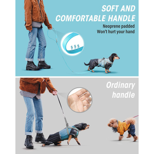 Correa de entrenamiento multifuncional para perros, correa doble de nailon de 8 pies para cachorros pequeños y medianos - Product Image 5