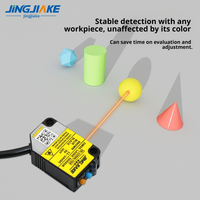 Sensor de Distancia Láser de Largo Alcance con Reflexión Difusa, Aprendizaje Inteligente de Distancia con un Solo Toque, Fotoeléctrico de 24V, China