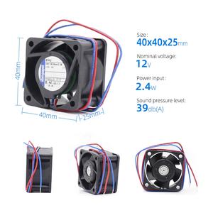 Ventilador Axial Compacto ebmpapst 414J 24V DC 40x40x25.4mm 11.4 CFM 0.1A para Gabinete, Refrigeración para Convertidor de Frecuencia Siemens 414JR - Product Image 2