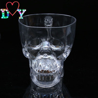 Chope à bière lumineuse LED, verre à vodka, whisky, cocktail, tasse à boisson changeante de couleur, boisson de fête, liquide clignotant, Halloween, IP44, 3 piles LR44