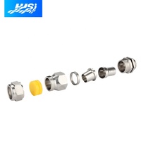 Presse-étoupe antidéflagrant en acier inoxydable 304, filetage métrique M16 M20 M25 M32, pour câbles blindés, double étanchéité par compression IP