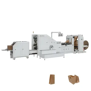 Efficient Affordable Brown Kraft Paper Carrier Bag Manufacturing Machinery