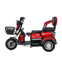 Tricycle Électrique Passager AFTFA OEM ODM à 3 Roues avec Moteur Arrière, Cadre en Acier, 3 Vitesses – Fournisseur d'Usine pour l'Exportation Transfrontalière
