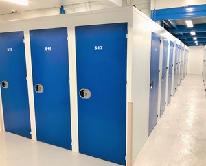 Unité de stockage à panneaux en acier galvanisé Casier de stockage à louer <span class=keywords><strong>Mini</strong></span> entrepôt Unités de stockage en libre-service en vente en Chine - Product Image 1