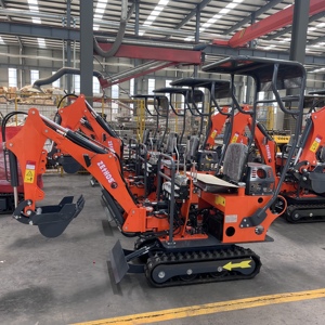 Supply Multi-functional Ht08 Crawler Excavator 0.8 Ton <b>Compact</b> Digger with Plc Engine Motor & - Product Image 1