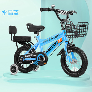 Amhapi Kids Bike 12 Inch With Training Wheels For Ages 2 4 Years High Carbon Steel <b>Frame</b> - Product Image 5