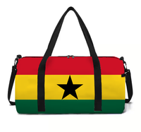 Sac de voyage à bandoulière avec drapeau de Barbade, sac de sport, sac de voyage pour le week-end, confortable et portable, best-seller
