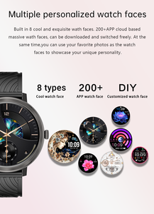 <span class=keywords><strong>2026</strong></span>畅销女性粉色AMOLED屏幕智能手表BT呼叫心率健身跟踪器新设计运动铝安卓 - Product Image 2