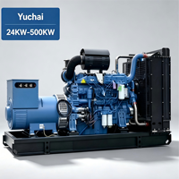 Groupe électrogène diesel industriel de type ouvert Yuchai Power 24KW-500KW, prix direct usine