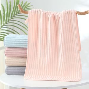 Customized Bath <b>Towel</b> Quick-Drying <b>Large</b> Solid Color Printed Knitted Home Beach Hotel Use - Adult Size - Product Image 4