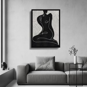 Dipinto a Olio Astratto 3D Fatto a Mano TOPART, Stampa Digitale di Natura Morta, Arte Murale per Interni con Cornice Personalizzata - Product Image 2