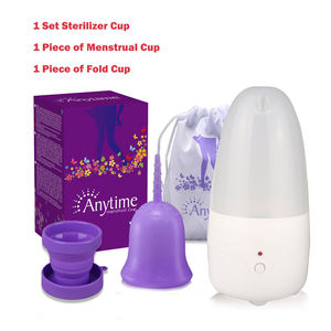 Esterilizador de Copas Menstruales Lady Care, 100% Silicona Médica, Funciona con Batería, Esterilizador a Vapor, Tamaños Pequeño/Grande, Empaque Personalizado - Product Image 3