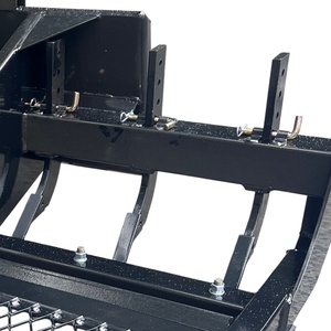 Niveleuse de terrain agricole de 72 pouces pour mini-chargeuse, avec rippeurs réglables pour le nivellement des allées en gravier - Product Image 5