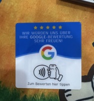 En stock : Carte NFC professionnelle française en acrylique pour avis Google et réseaux sociaux