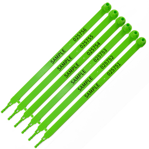 ซีลรถบรรทุกพลาสติก <span class=keywords><strong>เลข</strong></span>ลําดับ ล็อคประตูภาชนะพลาสติก ป้องกันการงัดแงะ แท็กความปลอดภัย สายรัดความปลอดภัย - Product Image 2