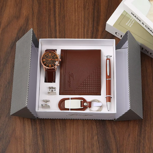 Ensemble de cadeaux de fête des pères de qualité supérieure-portefeuille en cuir gravé et ensemble de flacons en acier inoxydable-cadeaux <span class=keywords><strong>d</strong></span>'entreprise/<span class=keywords><strong>d</strong></span>'<span class=keywords><strong>anniversaire</strong></span> <span class=keywords><strong>pour</strong></span> <span class=keywords><strong>papa</strong></span> - Product Image 2