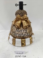 Support de sapin de Noël MGO avec motif sac cadeau Père Noël, base décorative Joyeux Noël pour la décoration des fêtes, OEM ODM disponible