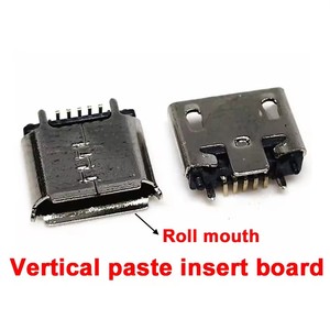 Connettore Micro USB a 5 Pin, 180 Gradi Verticale, Porta di Ricarica per Dispositivi Mobili, Presa Jack Dock - Product Image 4