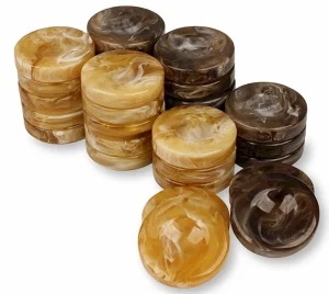 <span class=keywords><strong>Pedine</strong></span> Premium Personalizzate per Backgammon, Design Unico, Realizzate a Mano in Plexiglass, Pezzi in Resina per Giochi da Tavolo, Regalo - Product Image 6