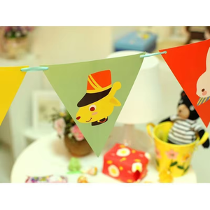 Banderín <span class=keywords><strong>de</strong></span> fiesta <span class=keywords><strong>de</strong></span> <span class=keywords><strong>unicornio</strong></span>, banderín, banderín, triangular, bandera, Festival, celebración, fiesta <span class=keywords><strong>de</strong></span> cumpleaños, dibujos animados, 2019 - Product Image 6