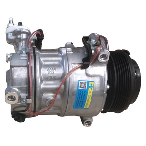 Compresor de Aire Acondicionado Automotriz OEM C2D23099 DX2319D629FA de 12V para Jaguar XJ XF - Product Image 4