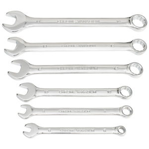 Alta calidad No. 45 Acero 6 piezas 8 piezas 10 piezas 12 piezas Todos los tamaños Llave inglesa Anillo Llave combinada Juego de llaves inglesas - Product Image 5