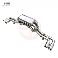 Tuyaux d'échappement Catback en acier inoxydable SDO pour Ferrari F430 4.3L 2005-2009, silencieux haute performance avec commande de soupape à vide