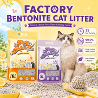 OEM ODM Personnalisé Emballage Écologique Litière Sanitaire pour Chat Faible Teneur en Poussière Contrôle des Odeurs Agglomération Rapide pour Fourniture de Marques