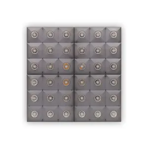 Festa Disco 36pcs 15w Led Pixel Controle RGB Cor Led Painel Dot Matrix Stage Background Light