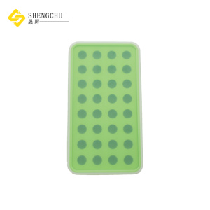 โรงงานขายส่งแม่พิมพ์น้ำแข็งซิลิโคน 32 หลุม ทำน้ำแข็งทรงกลม DIY, ลูกน้ำแข็งน้ำผลไม้, ทำไส้ครีมละลายสำหรับขนมไหว้พระจันทร์ - Product Image 4